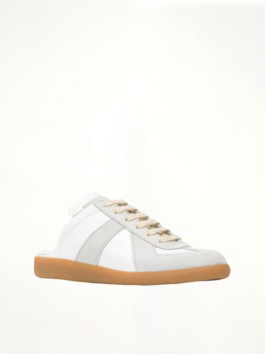 Replica Open Back Sneakers in White