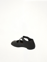 Tabi Double Strap Ballerina Shoes in Black