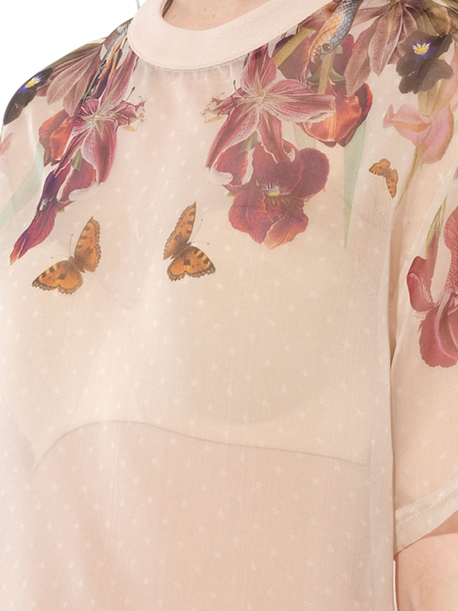 Silk Top in Pink