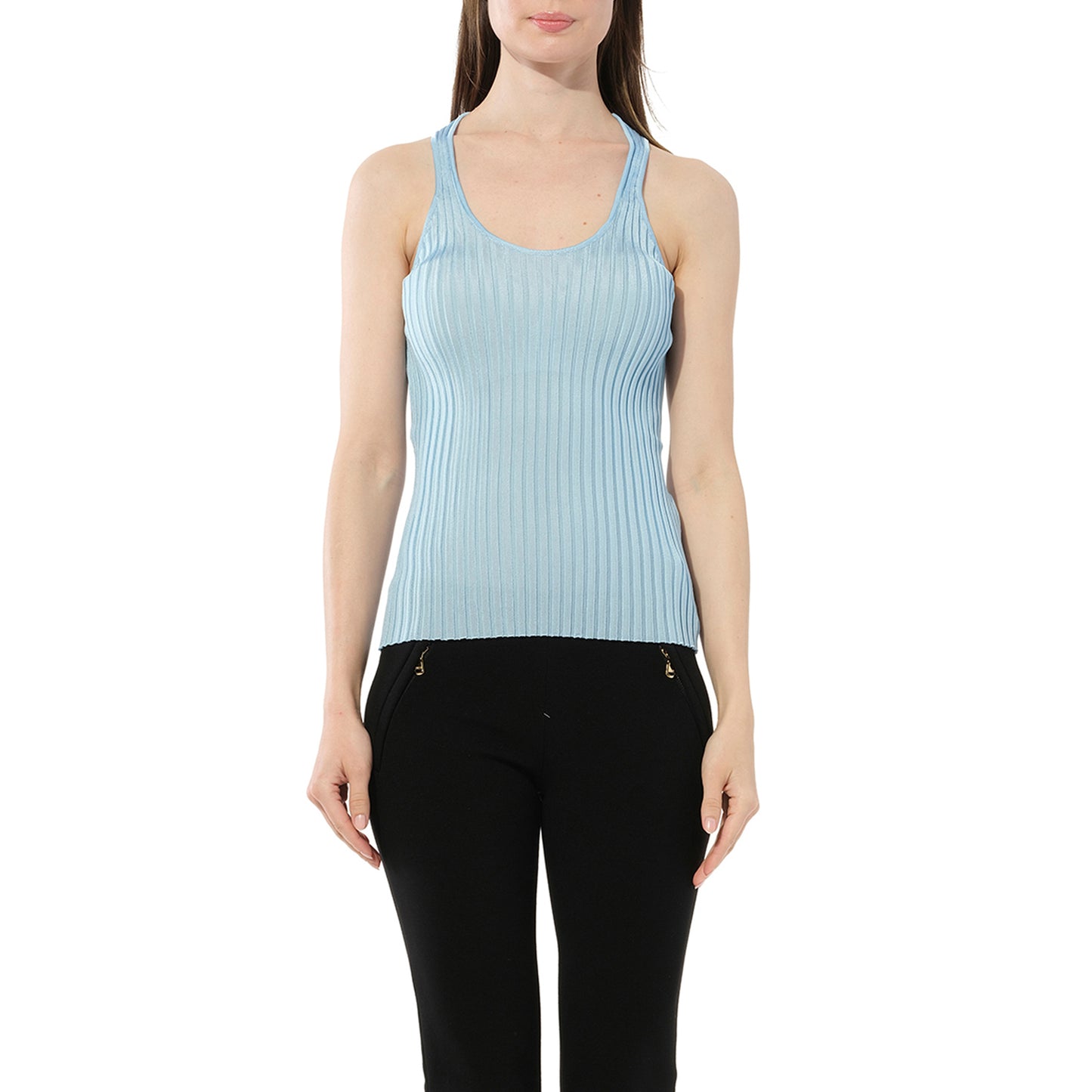 Sleeveless Top in Blue