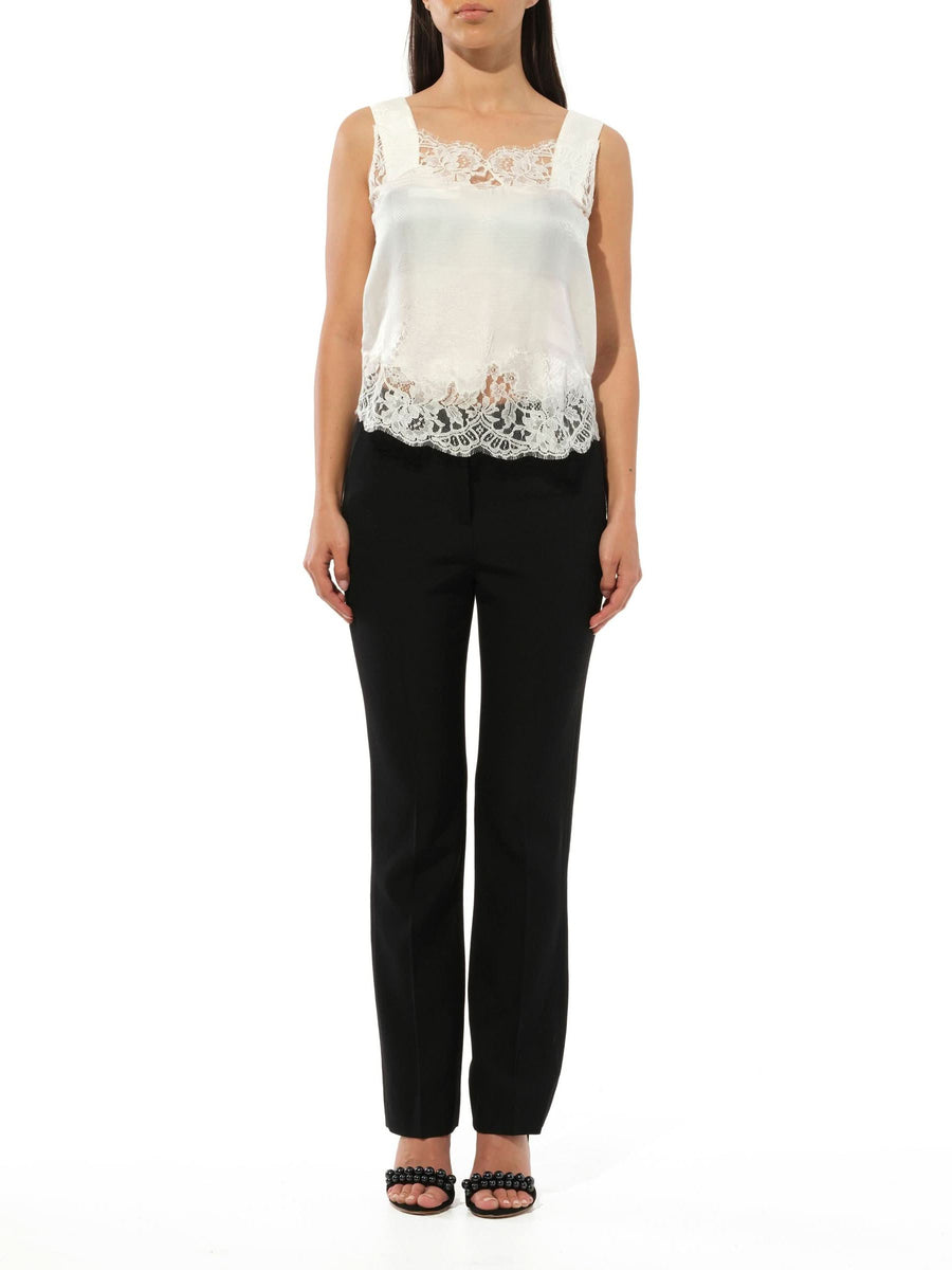 Sleeveless Tops in White