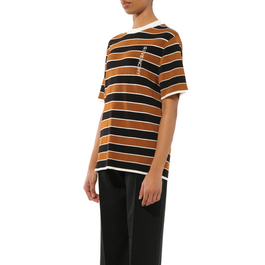 Striped Sweater in Brw