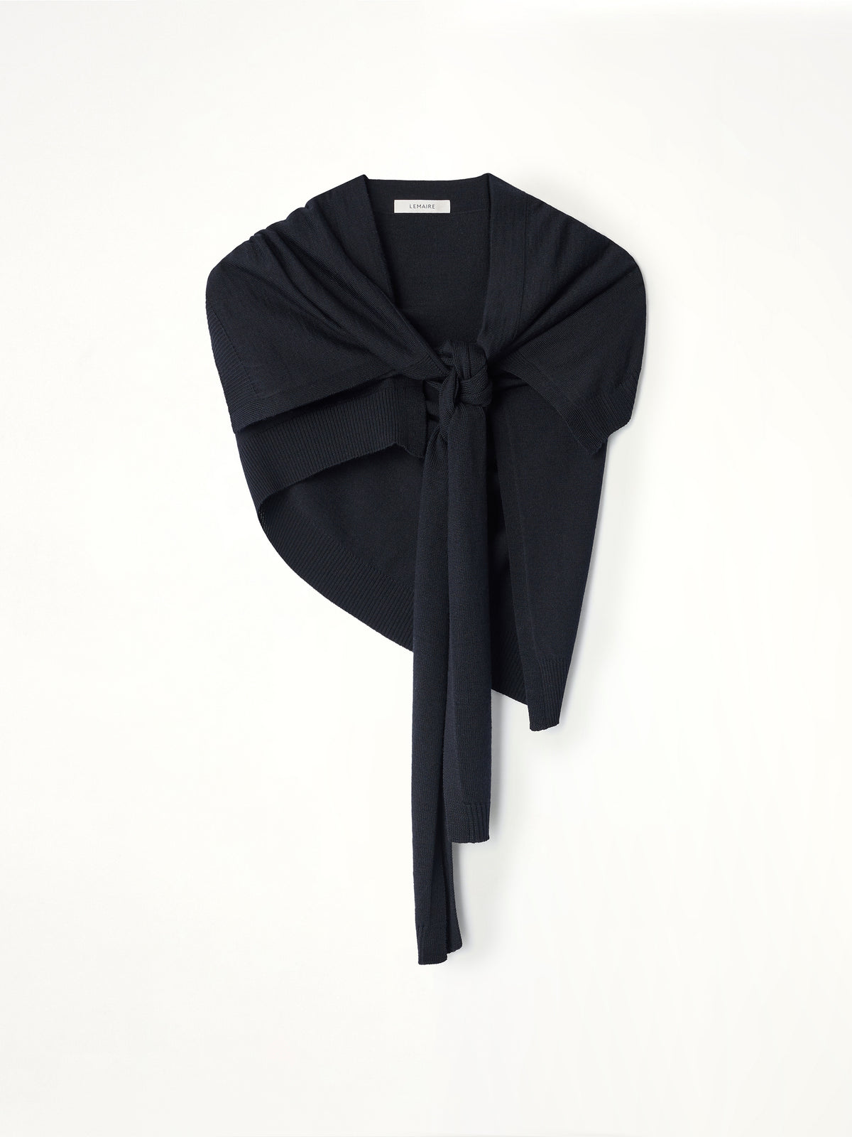 Trompe L'Oeil Scarf in Black