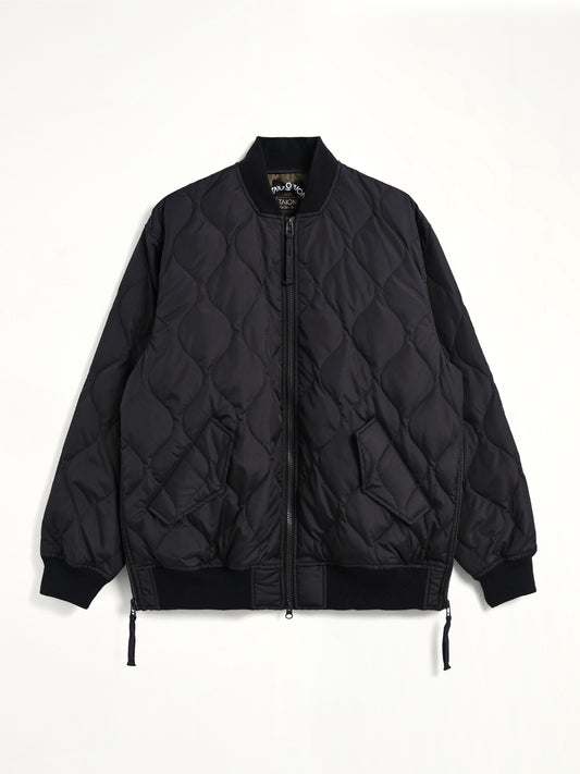 Military MA-1 Type Down Jacket in Black