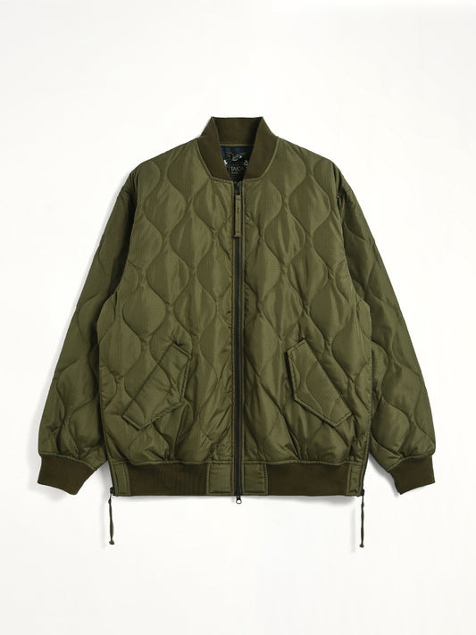 Military MA-1 Type Down Jacket in Dark Olive
