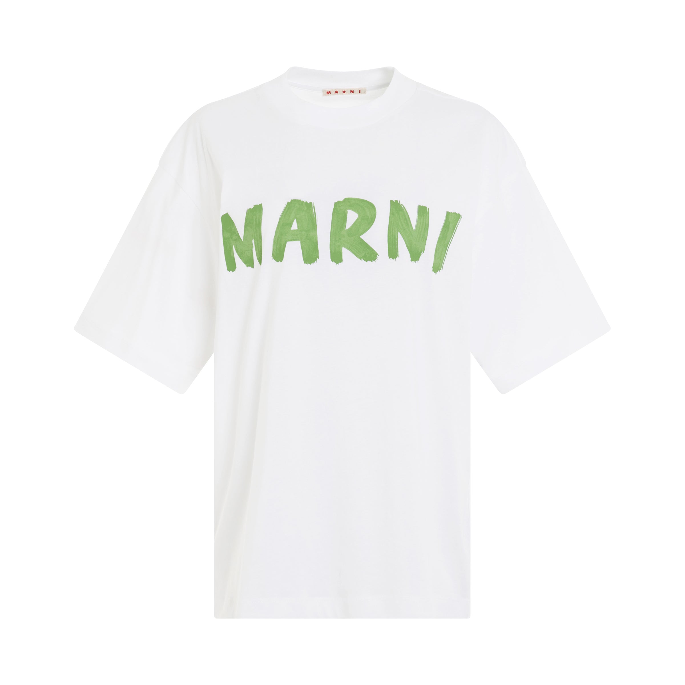 Logo Printed T-Shirt in Lily White