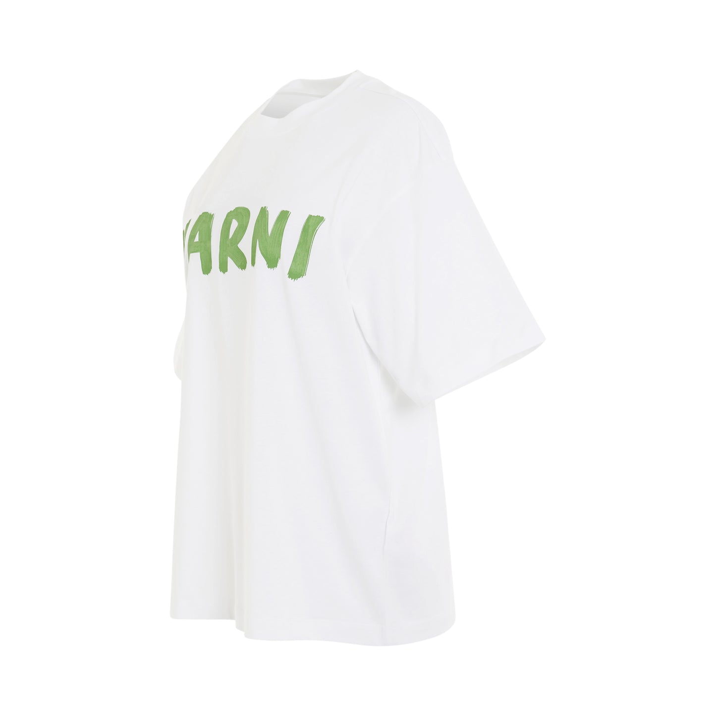 Logo Printed T-Shirt in Lily White