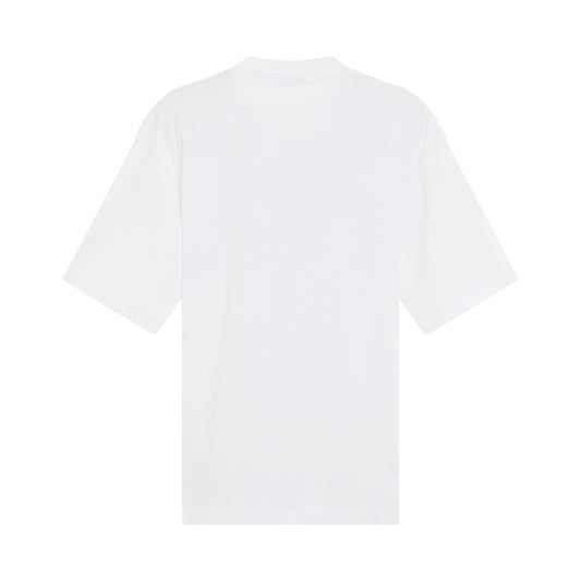 Logo Printed T-Shirt in Lily White