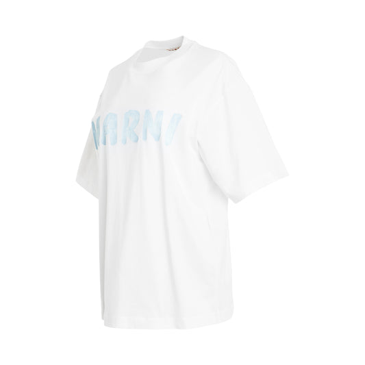 Big Logo Boxy T-Shirt in White