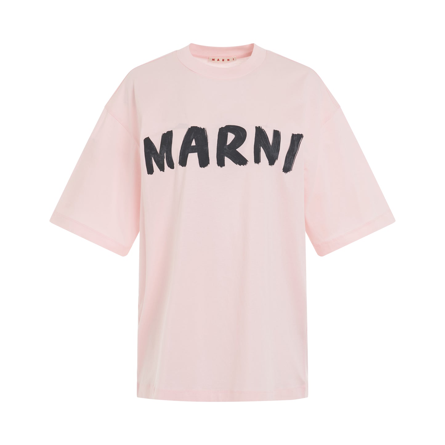 Logo Printed T-Shirt in Pink Gummy