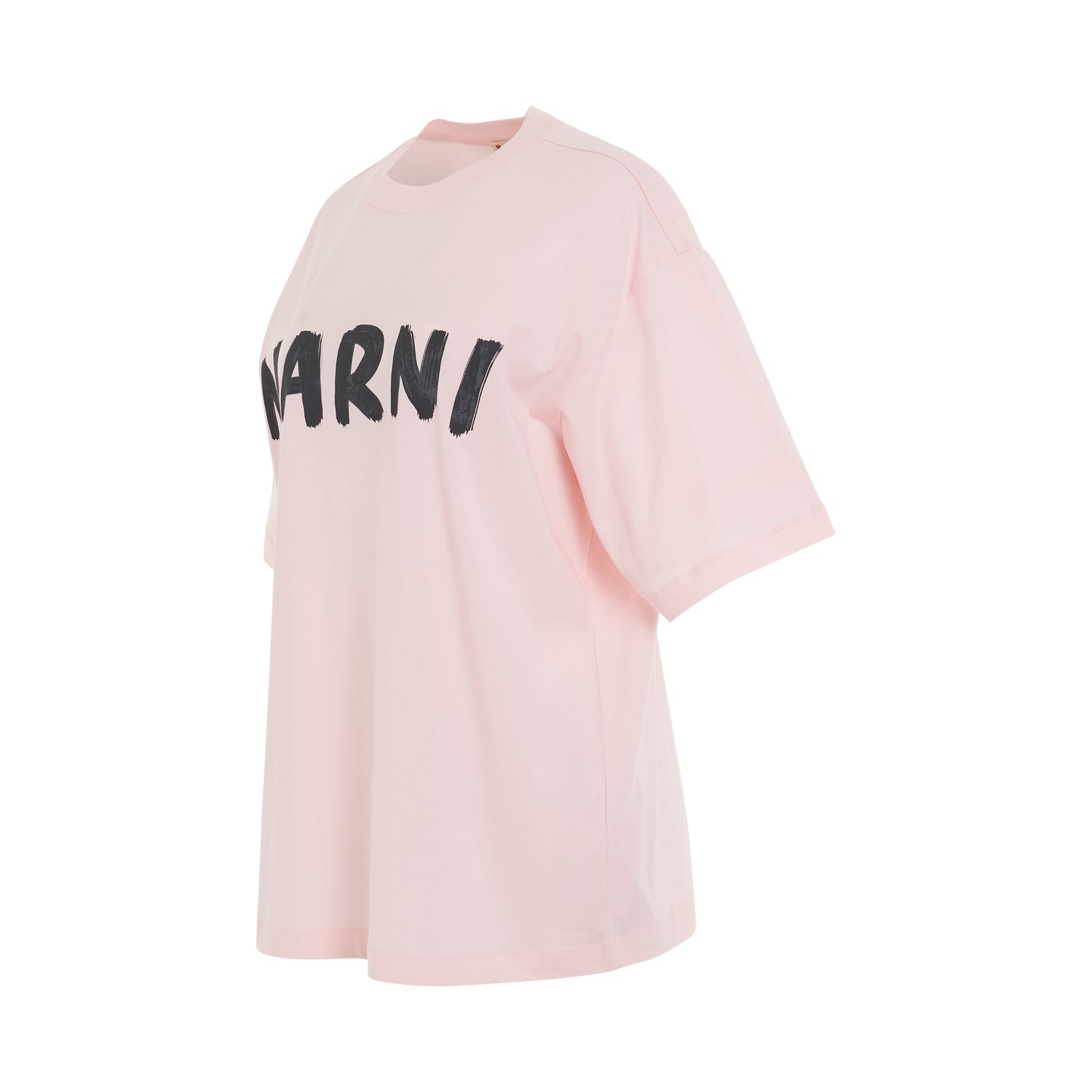 Logo Printed T-Shirt in Pink Gummy