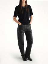 Rib T-Shirt in Black