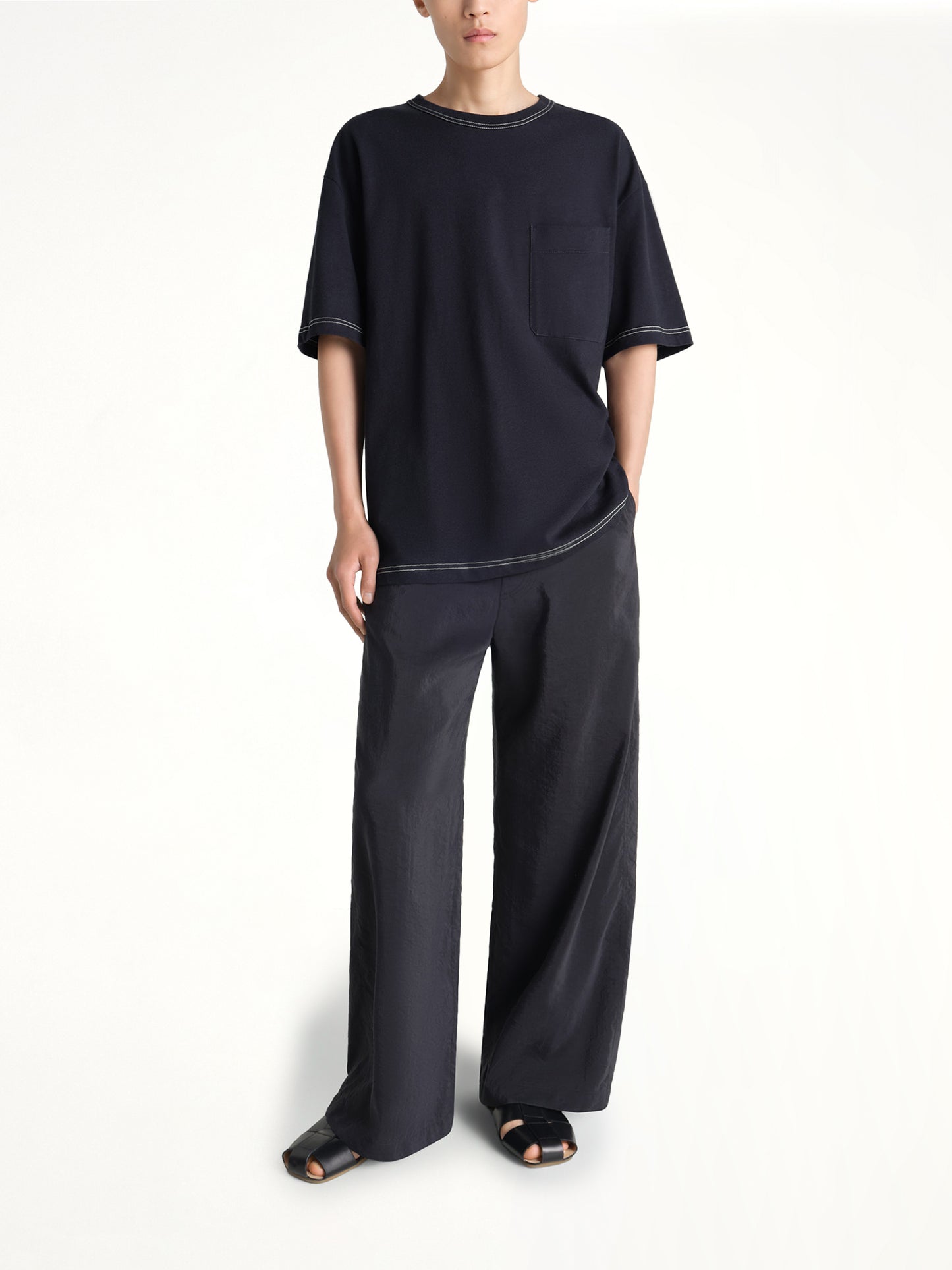 Boxy SS T-Shirt in Urchin