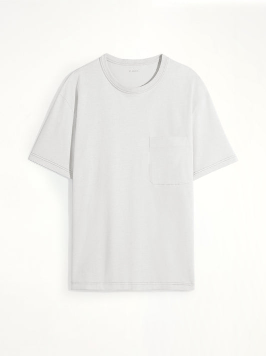 Boxy SS T-Shirt in Pearl