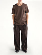 U-Neck T-Shirt in Carob