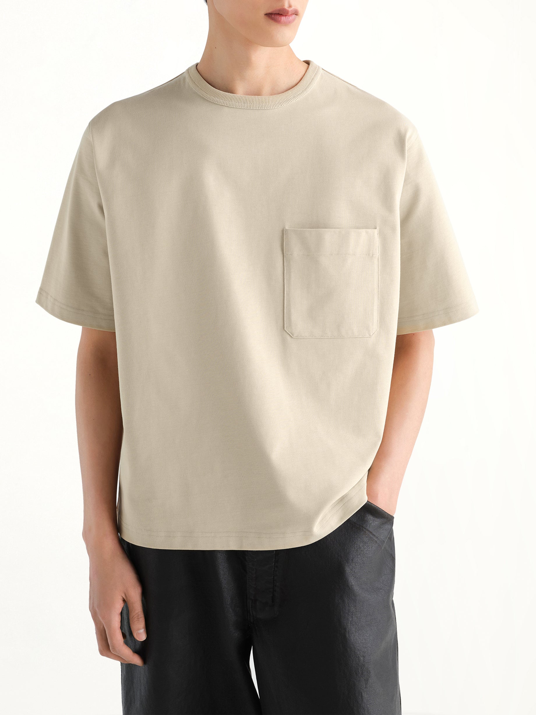 Boxy T-Shirt in Pear