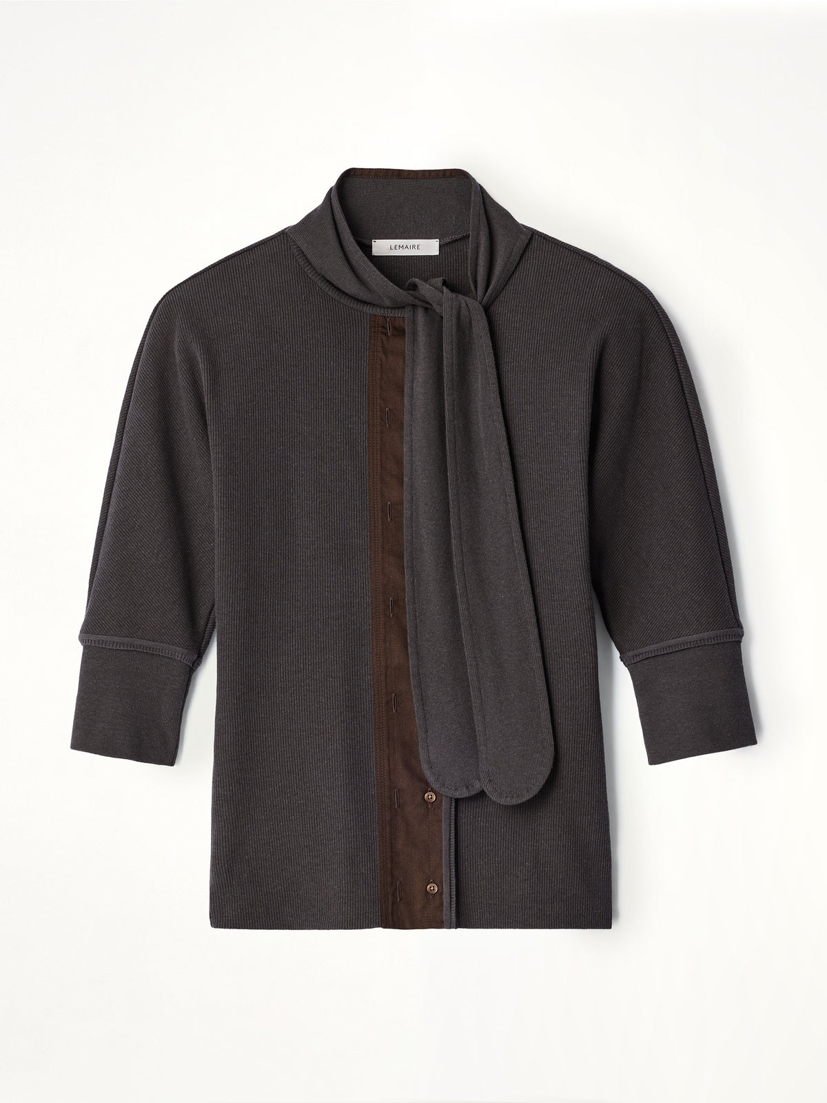 Ascot T-Shirt in Basalt