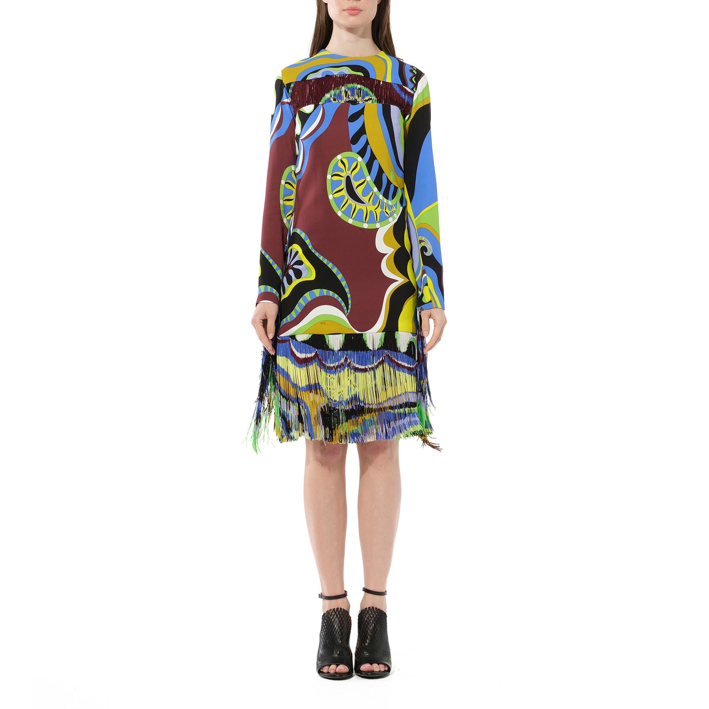 Tassel Dress in Multicolor