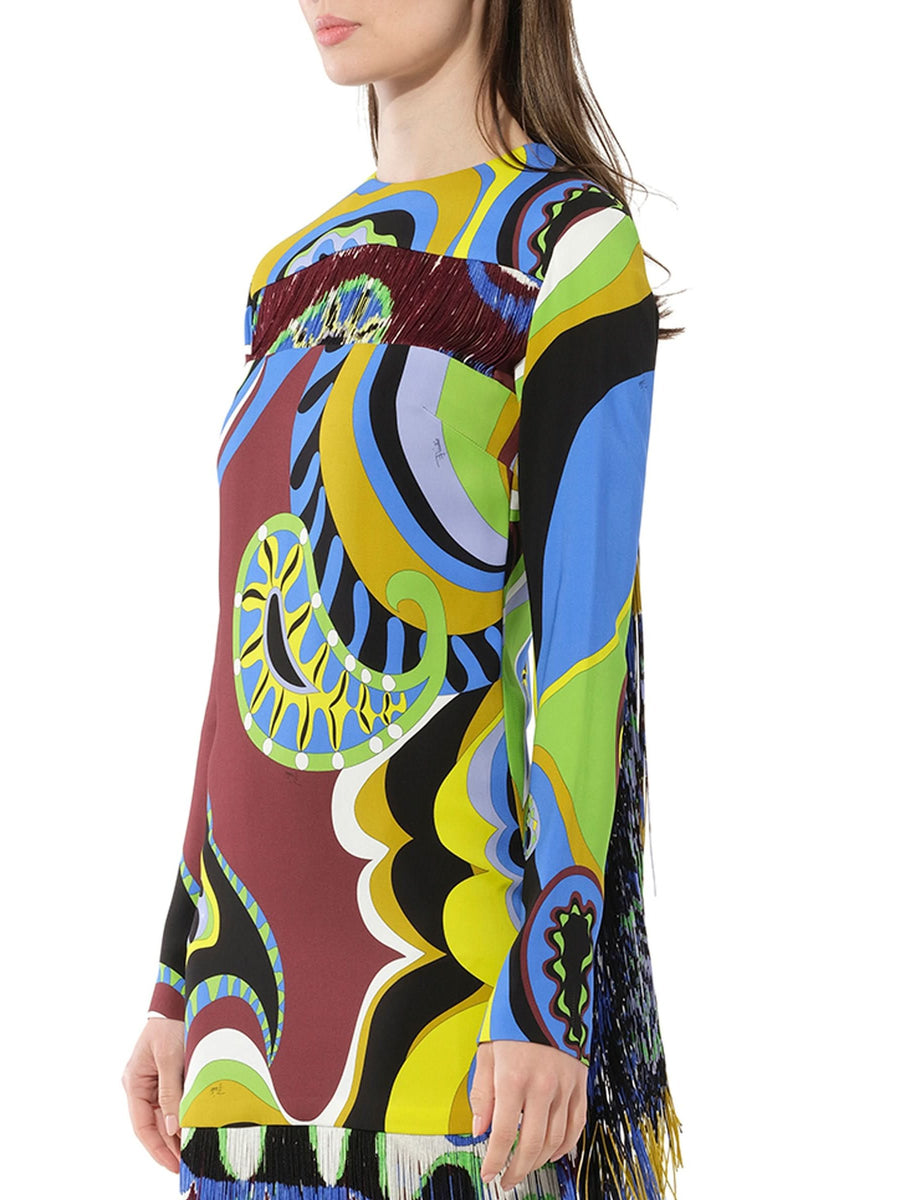 Tassel Dress in Multicolor