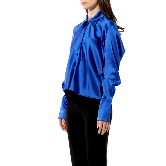 Tilted Blouse in Blue