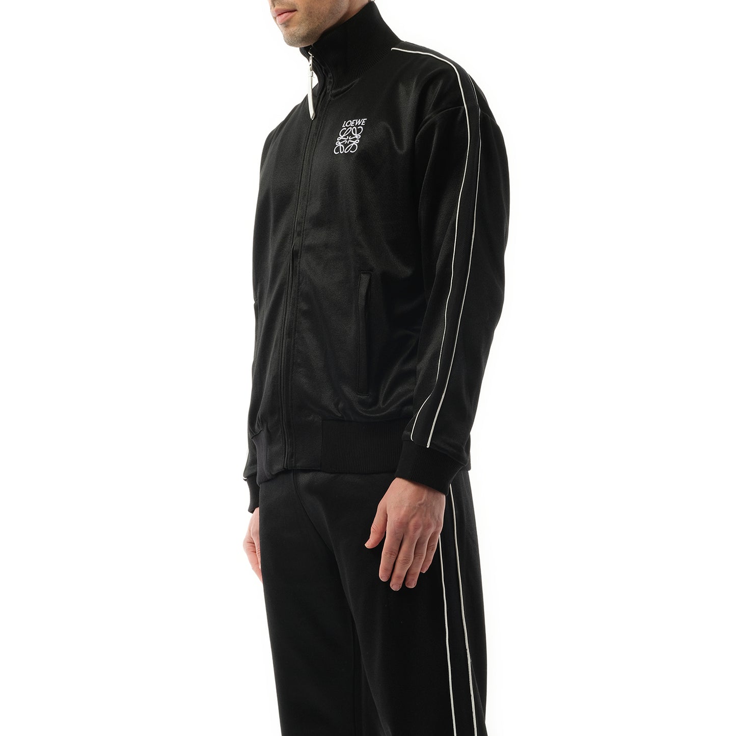 Tracksuit Jacket in Black