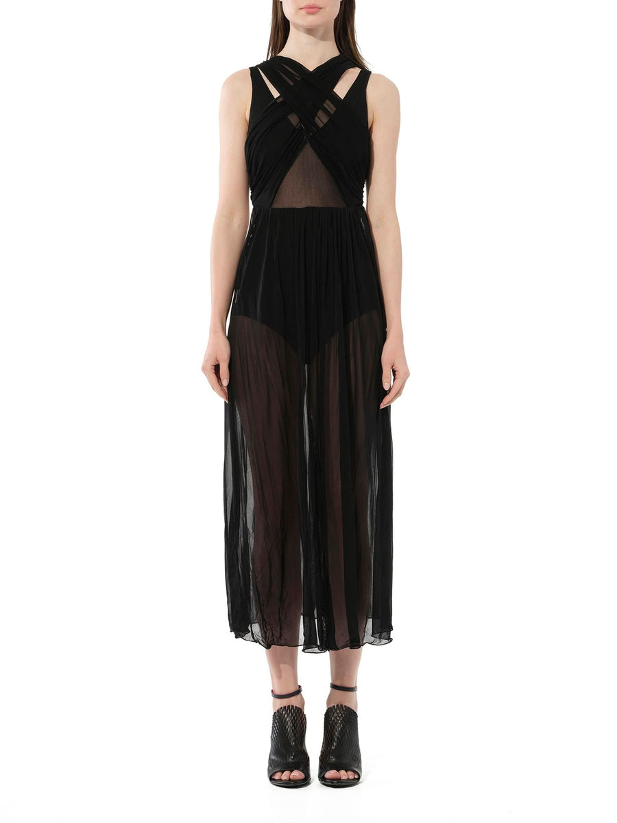 Twist Dress in Black