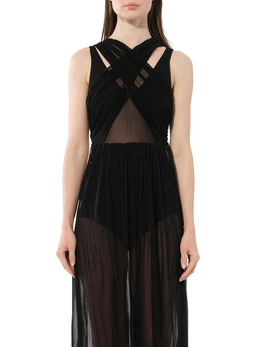 Twist Dress in Black