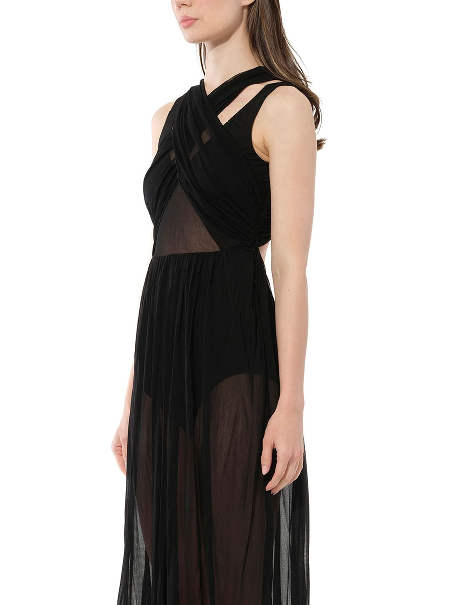 Twist Dress in Black