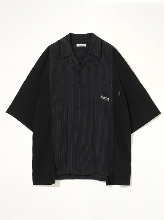 Combo SS Shirt in Navy Stripe