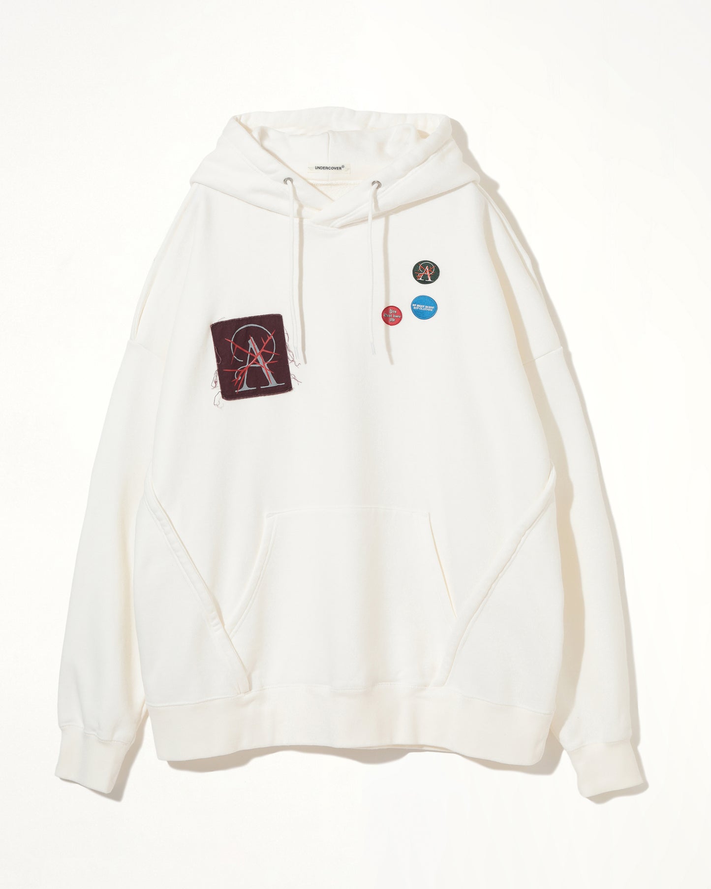 Patches Hoodie in White