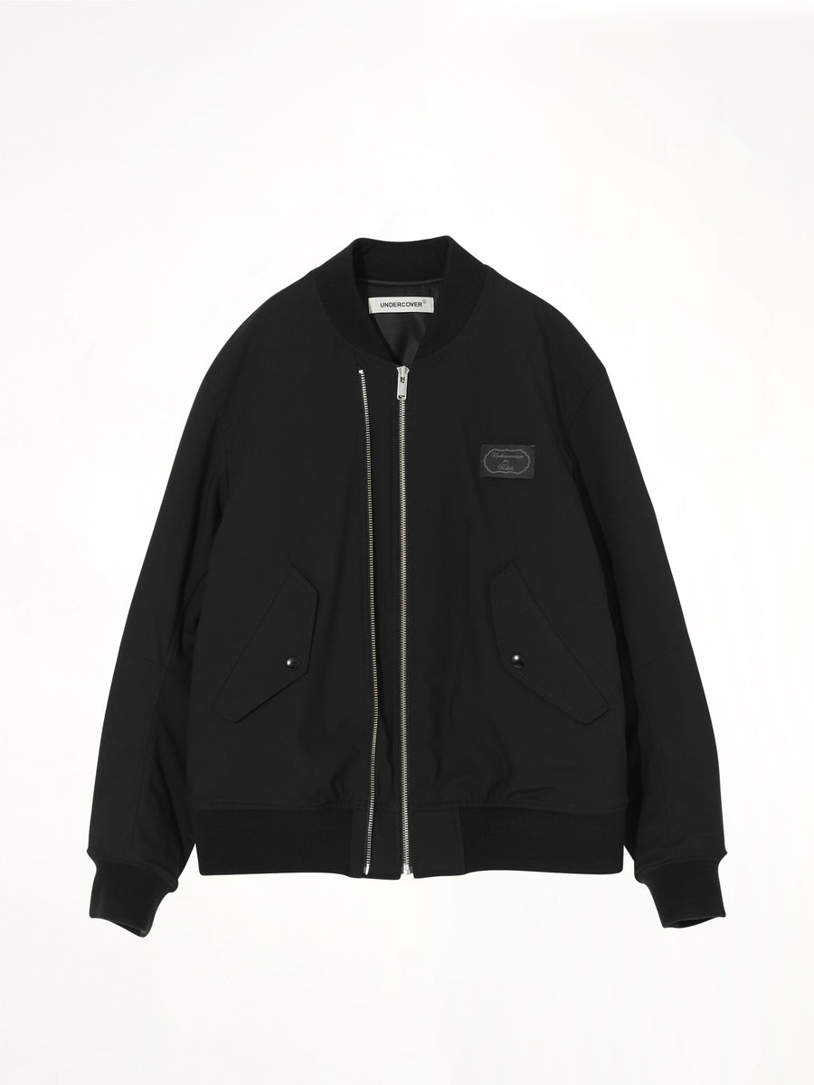 Double Zip Blouson in Black