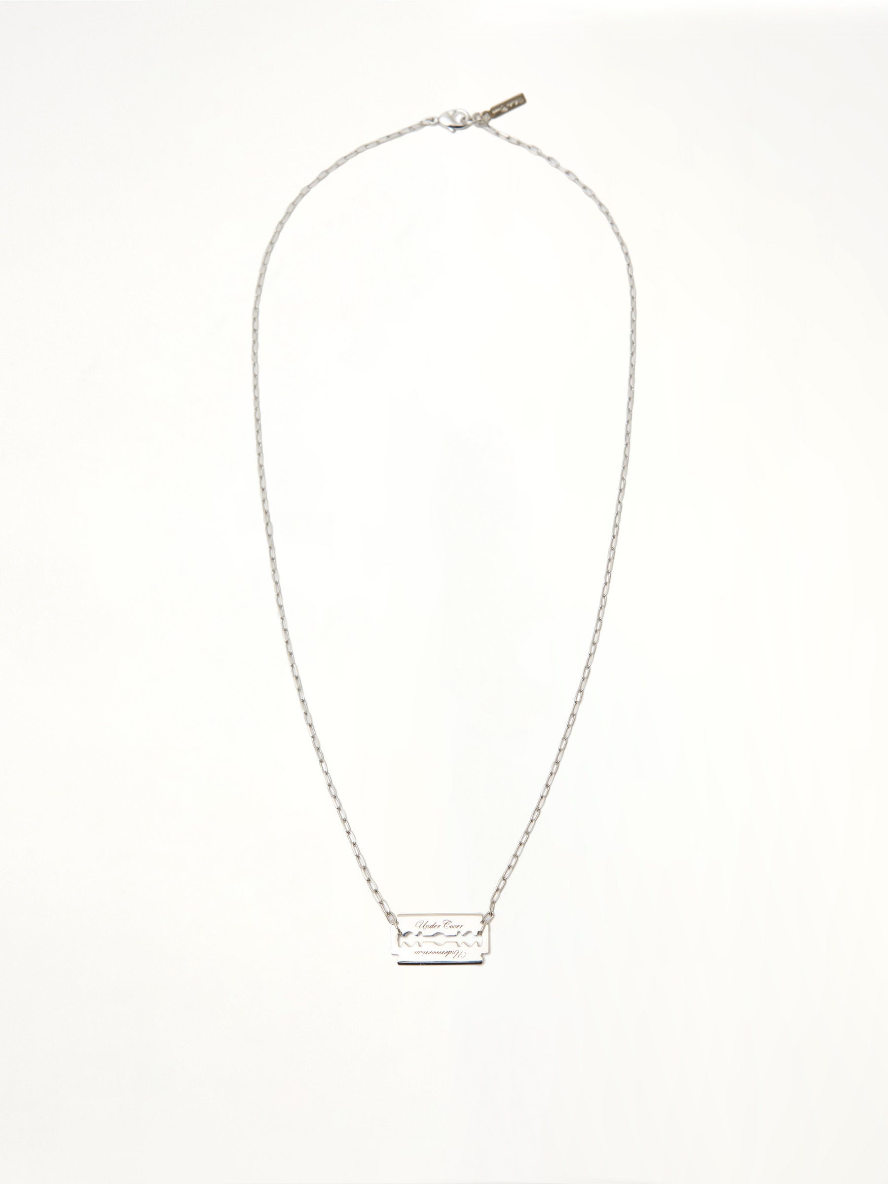 Razor Necklace in Silver