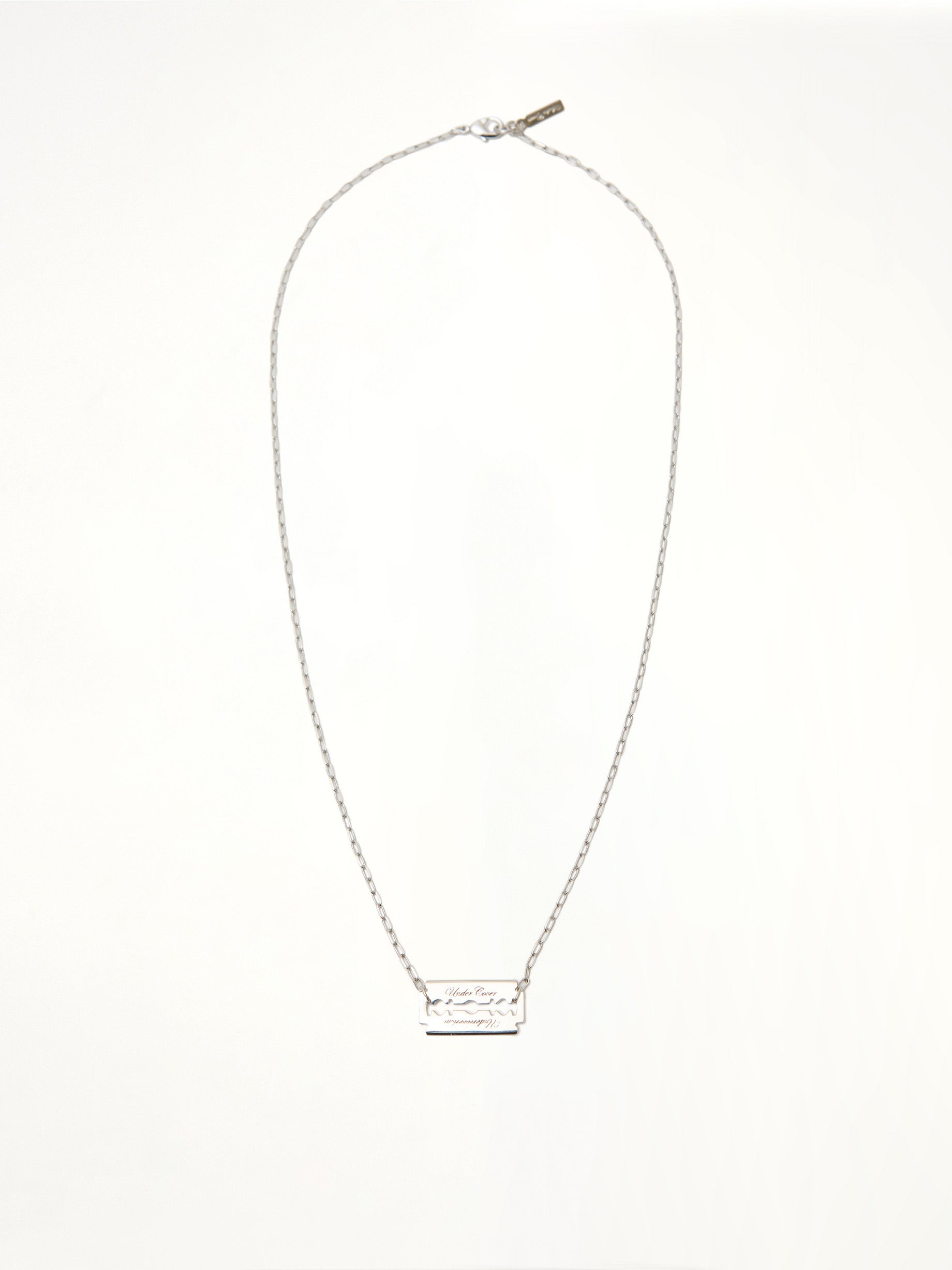 Razor Necklace in Silver