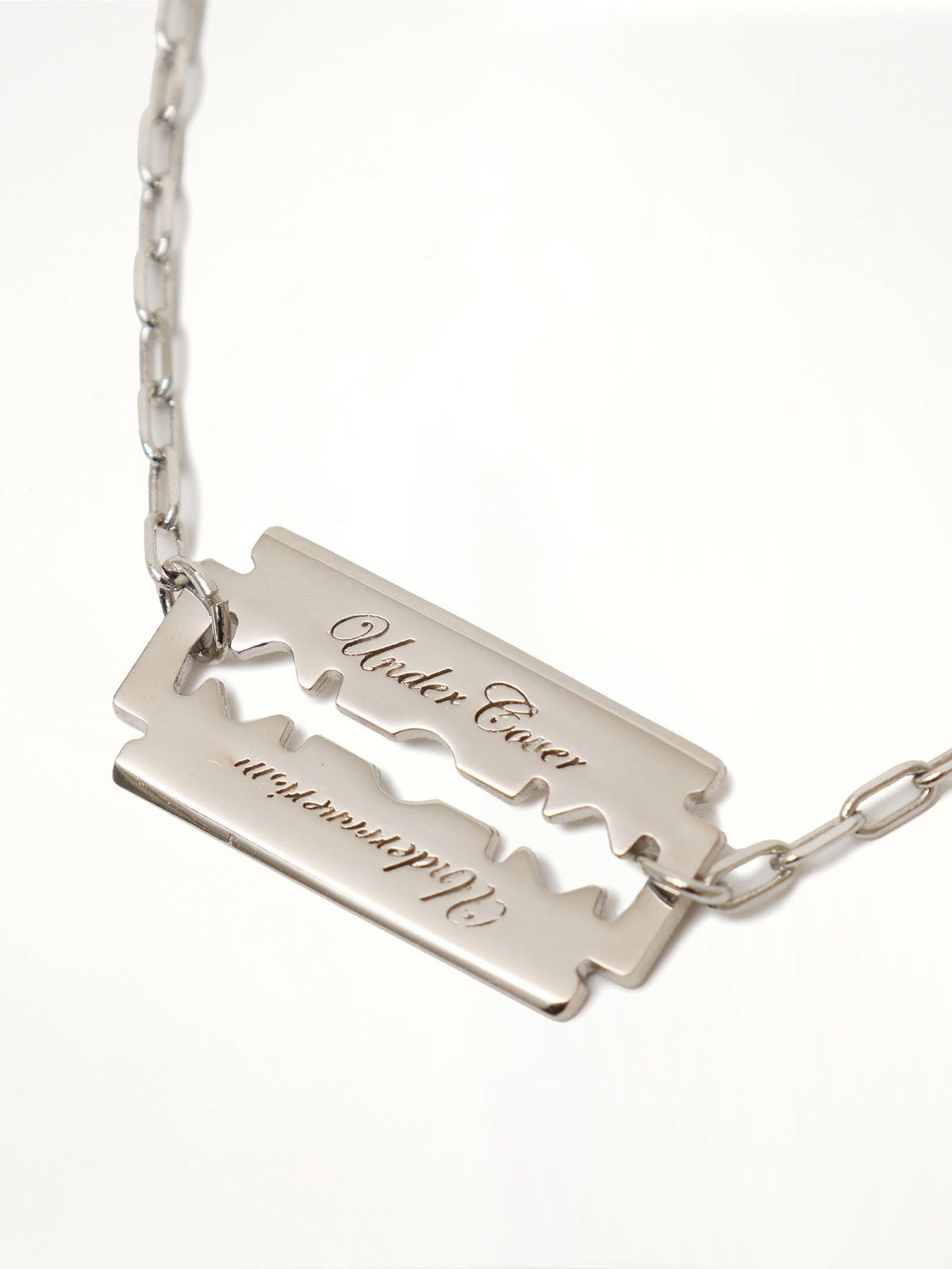 Razor Necklace in Silver