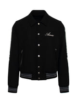 Amiri Bones Varsity Jacket in Black