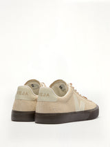 Campo Leather Sneaker in White/Cognac