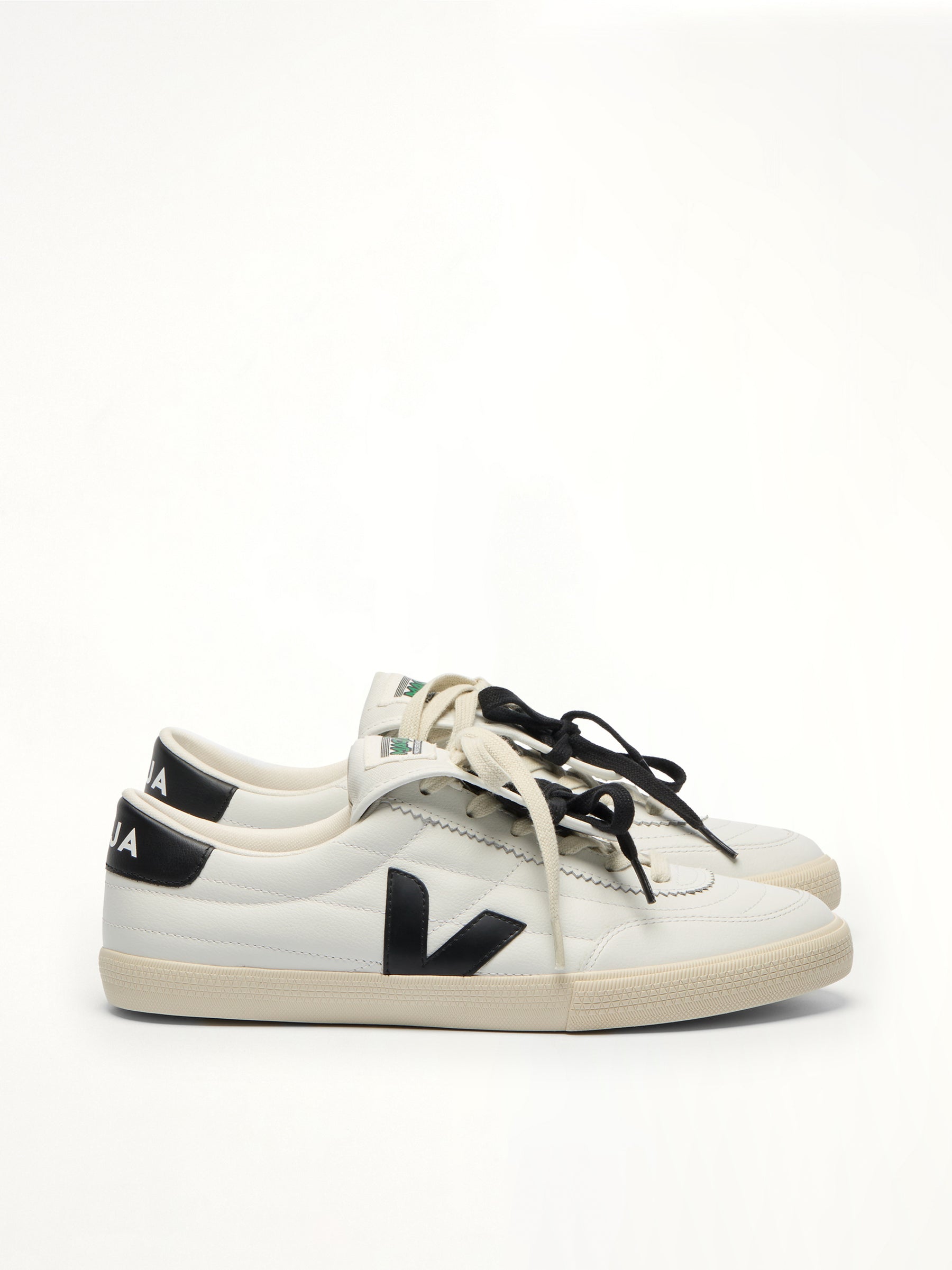 Veja x Magliano Panenka Sneaker in White Side View | VEJA