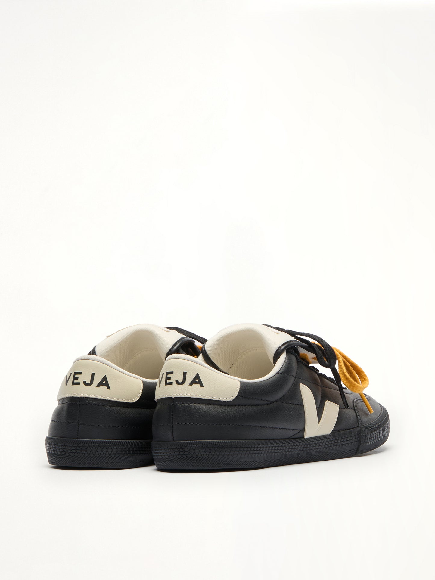 Veja x Magliano Panenka Sneaker in Black Back View | VEJA