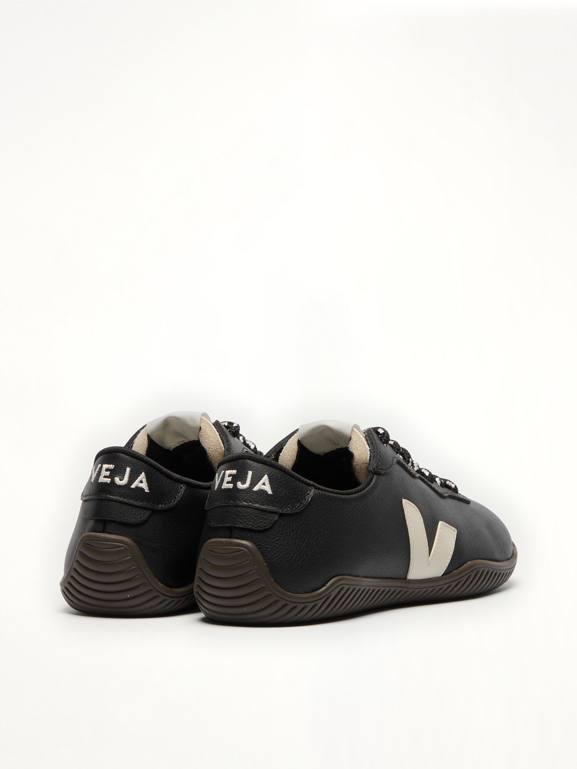 VEJA Jitsu Sneaker in Black/Pierre Eagle Top View from MARAIS