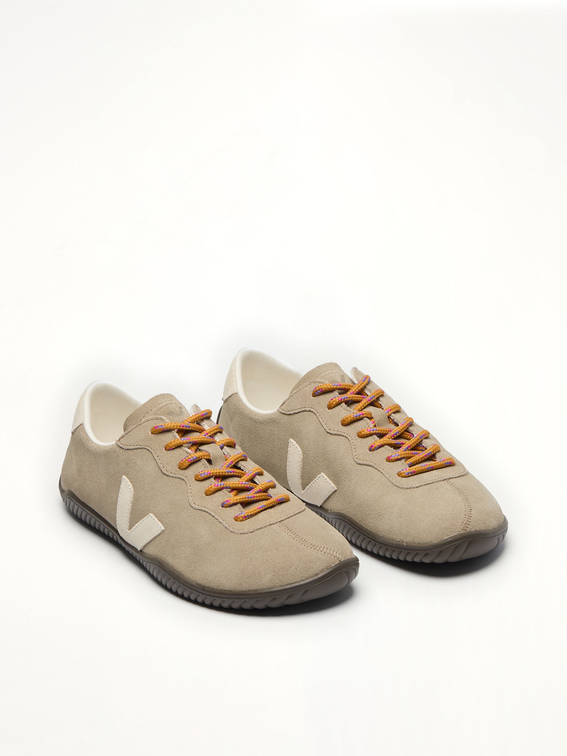 VEJA Jitsu Sneaker in Taupe/Pierre Eagle Back View from MARAIS