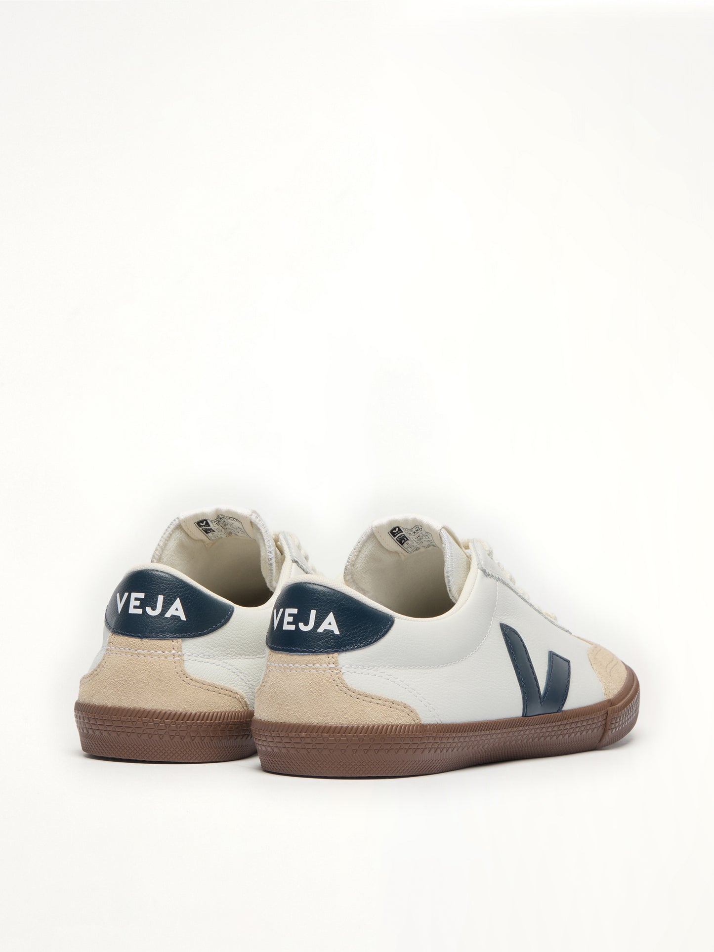 Volley Sneaker in White/Nautico/Bark
