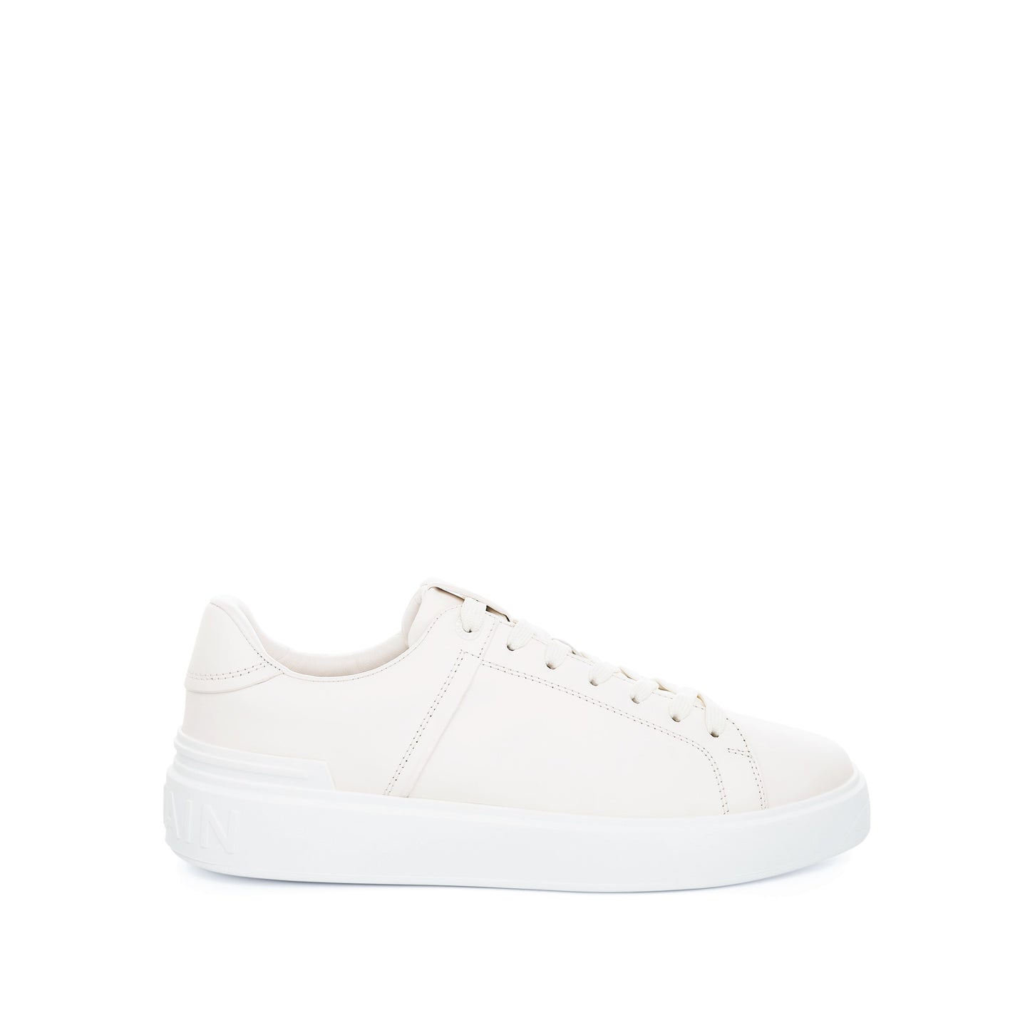 B-Court Calfskin Sneaker in White