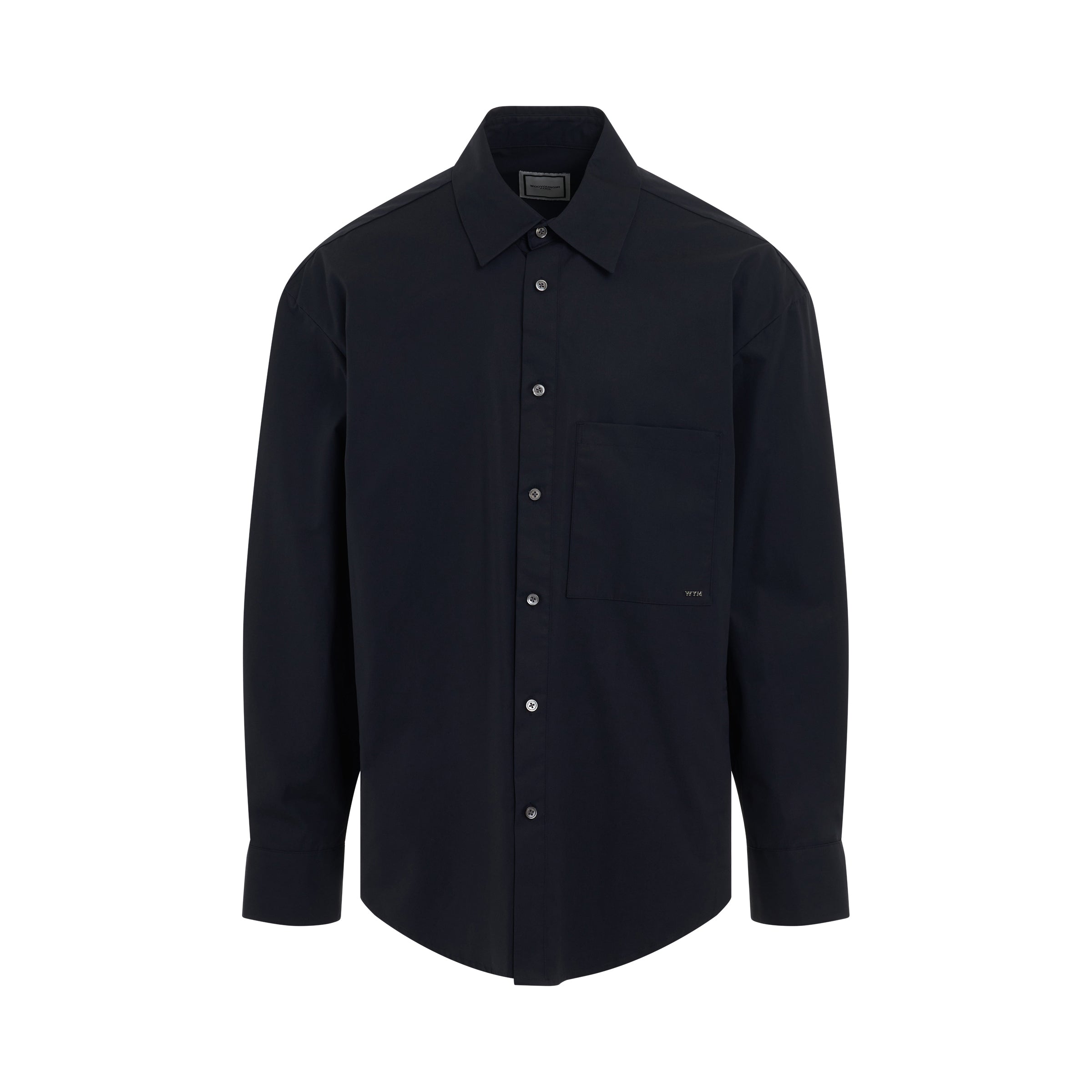 Classic Back Logo Shirt in Navy