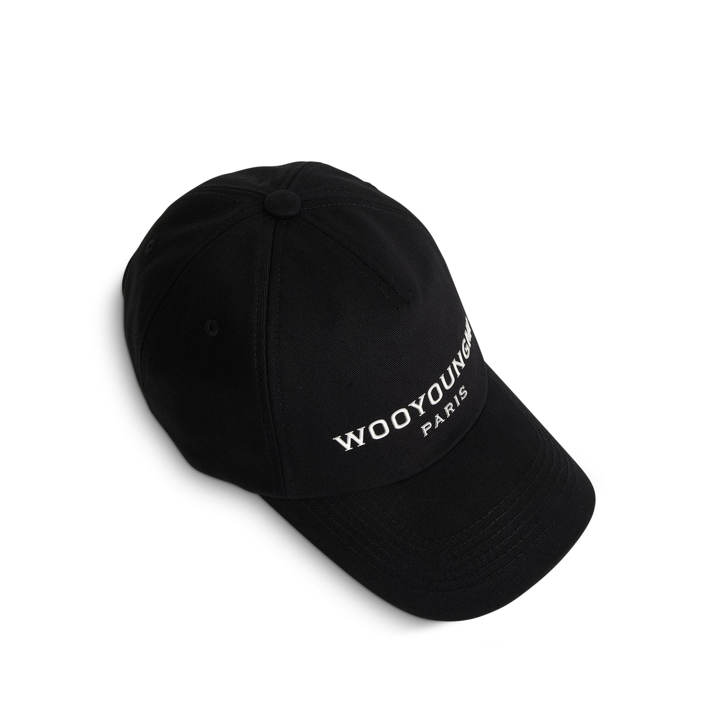 Irridecent Logo Cap in Black