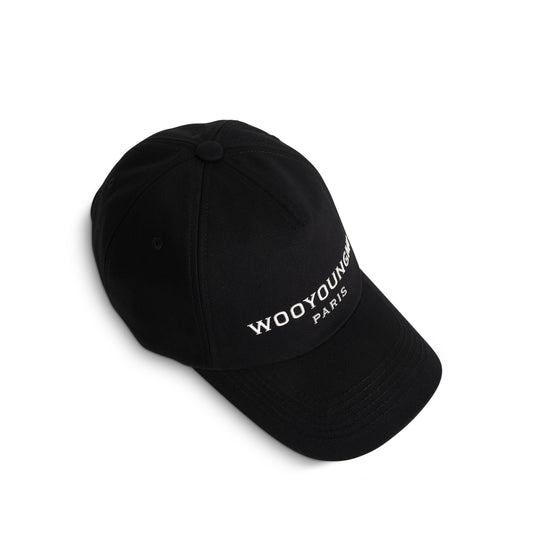 Irridecent Logo Cap in Black