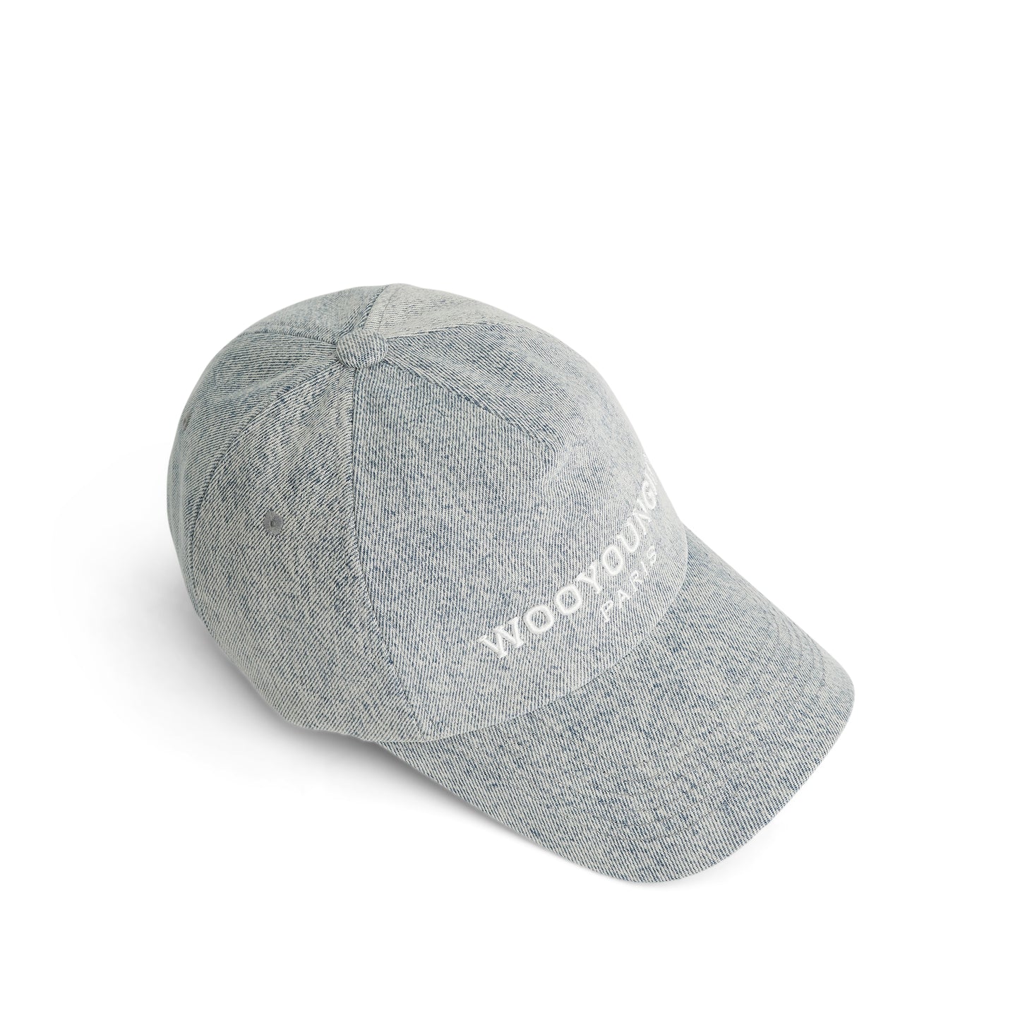 Faded Denim Cap in Blue