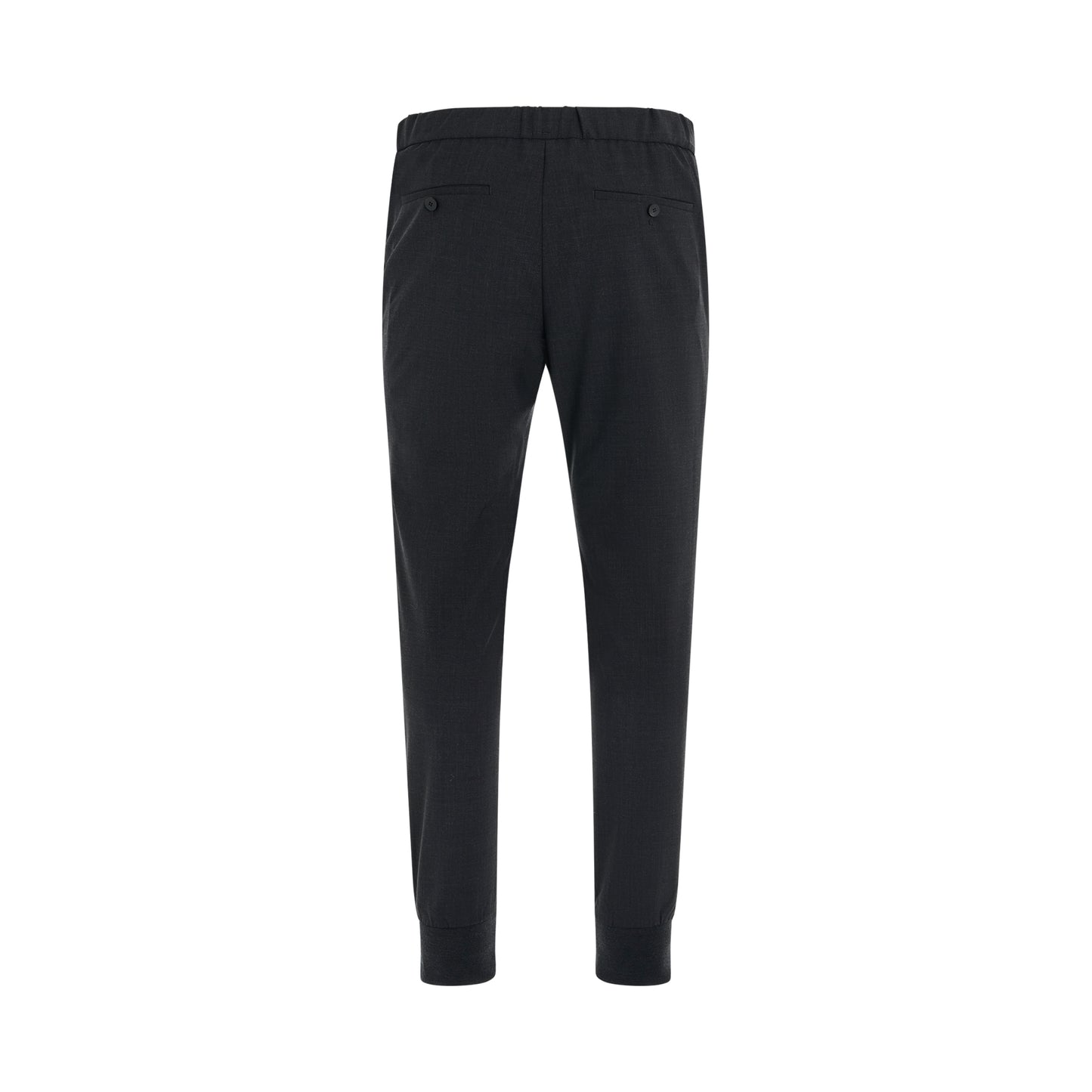 Elasticated Cuff Suit Pants in Grey