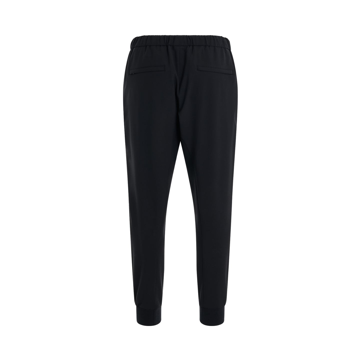 Elasticated Cuff Sweatpants in Black