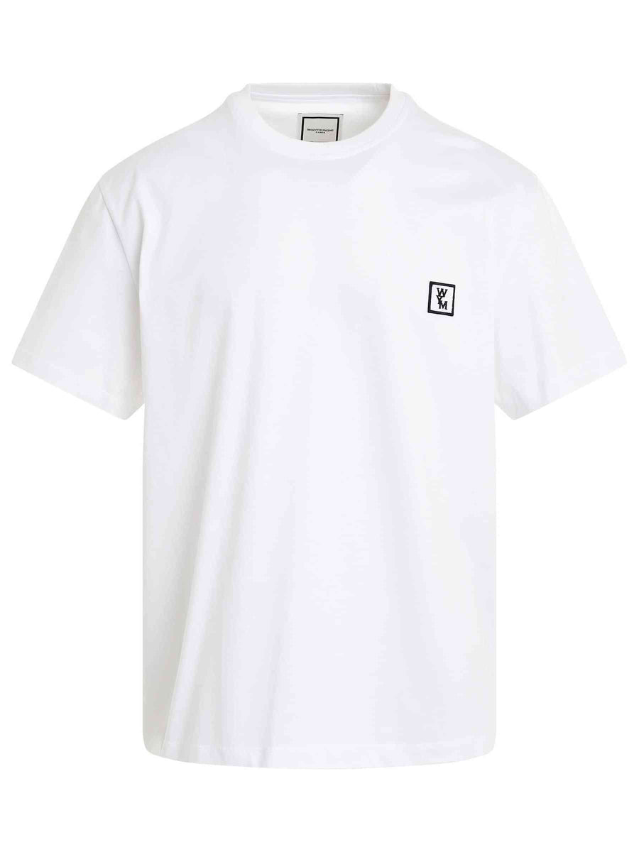 WYM Patch Logo T-Shirt in White/Black