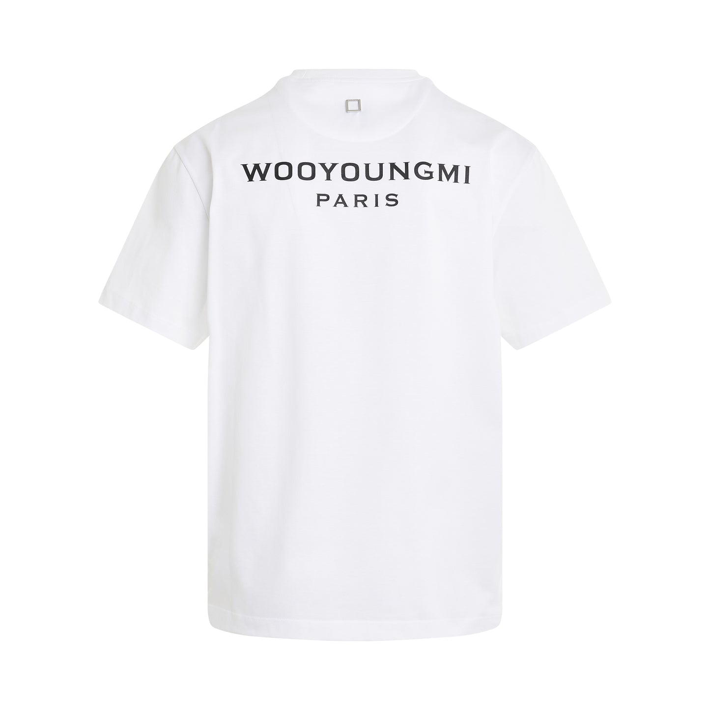 WYM Patch Logo T-Shirt in White/Black